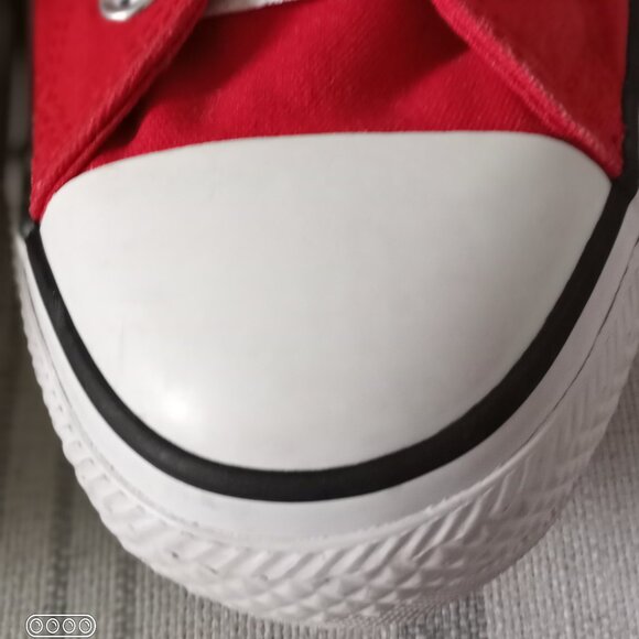 'CONVERSE ALL STAR' Chuck Taylor Red/White Size 13 EUC - Picture 4 of 15